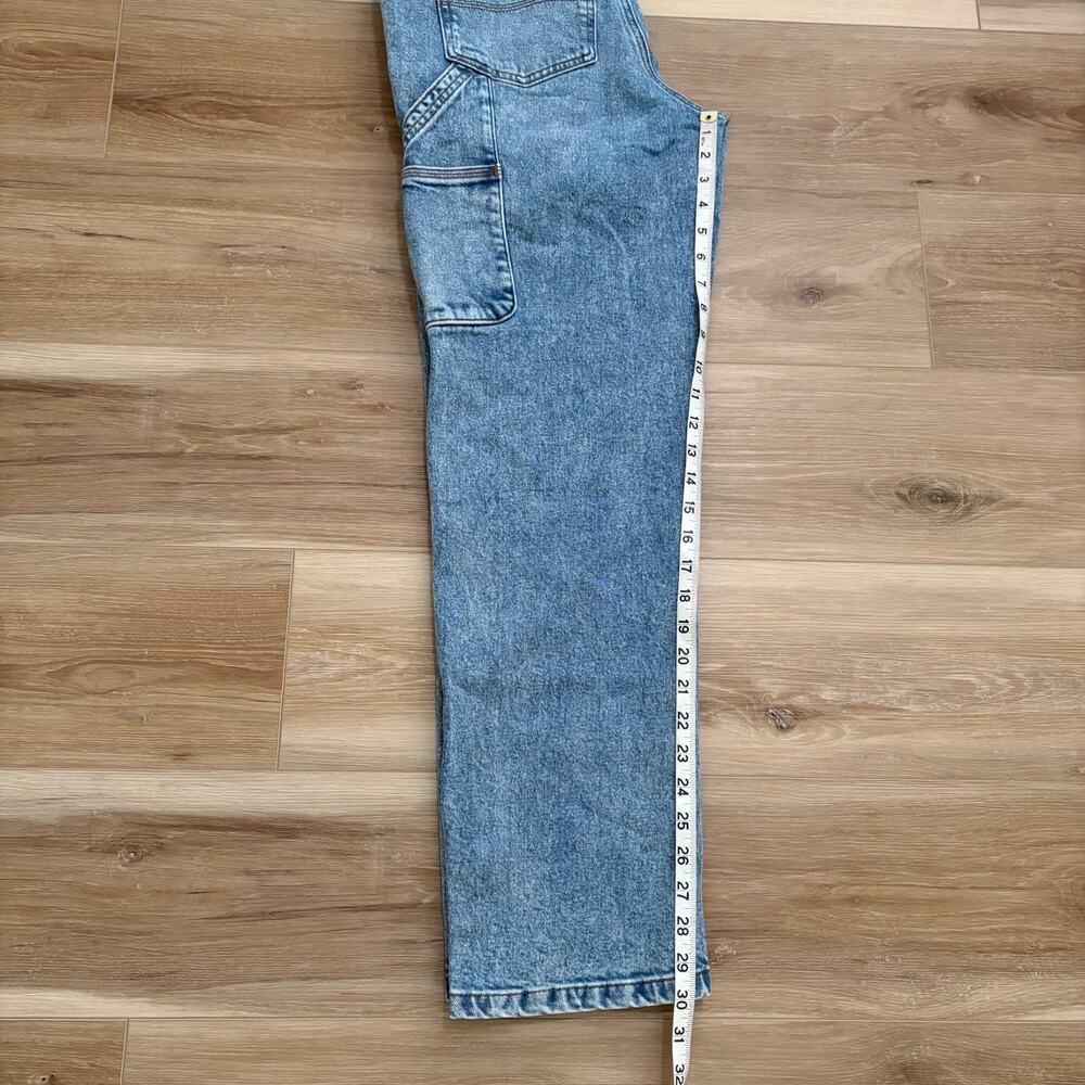NWT Duluth Women's Heritage Denim Overall in Medium Light Wash size 2 Regular - Picture 6 of 7